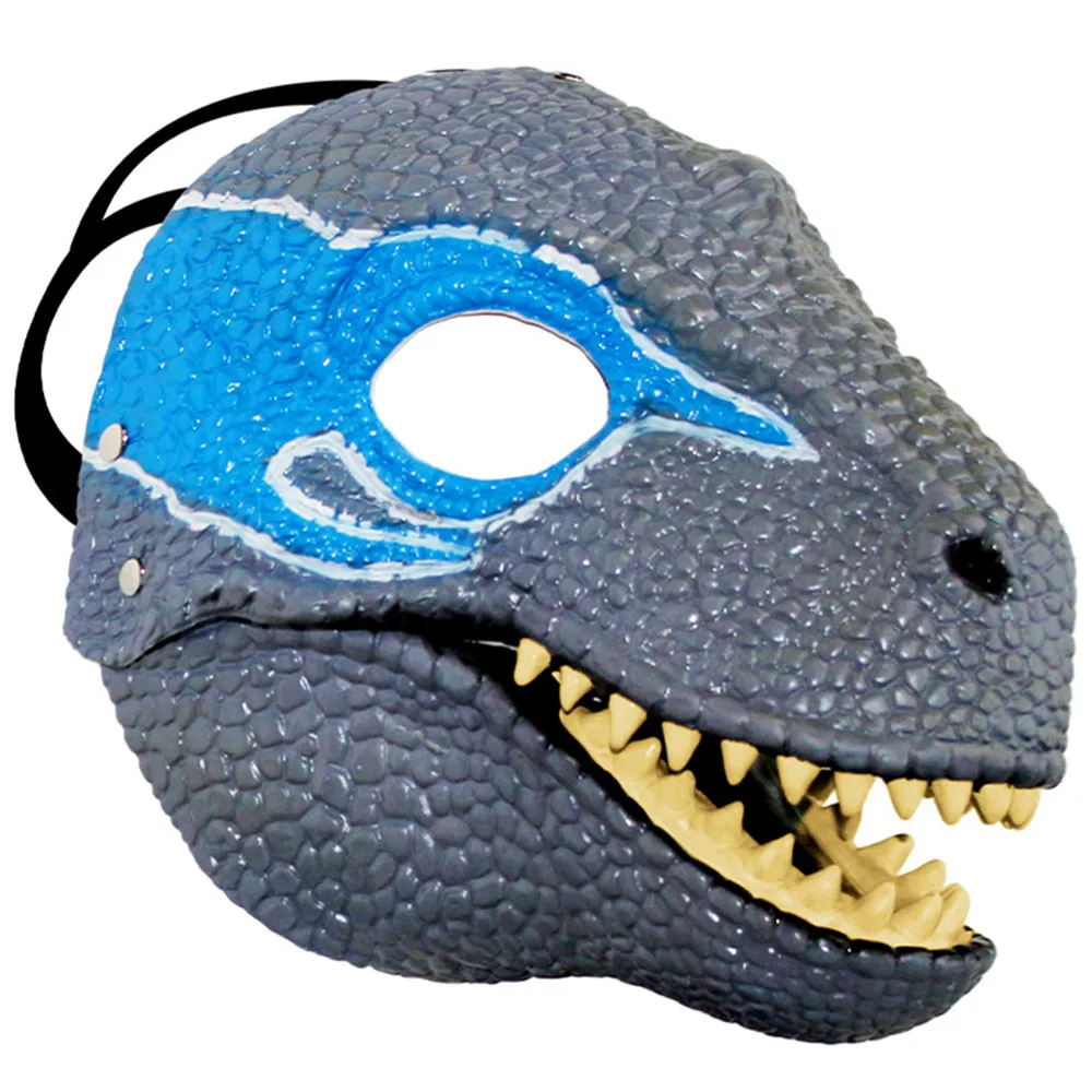 Dino-Maske mit Beweglichem Kiefer Pelzige Dinosaurier-Maske mit Offenem Mund Latex Horror Dinosaurier-Kopfbedeckung Halloween-Party-Kostüm-Maske – Detail 6