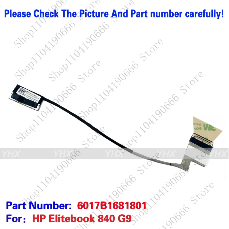

bd New For HP Elitebook 840 G9 Lcd Cable Lvds EDP Wire NON-Touch FHD 6017B1681801.