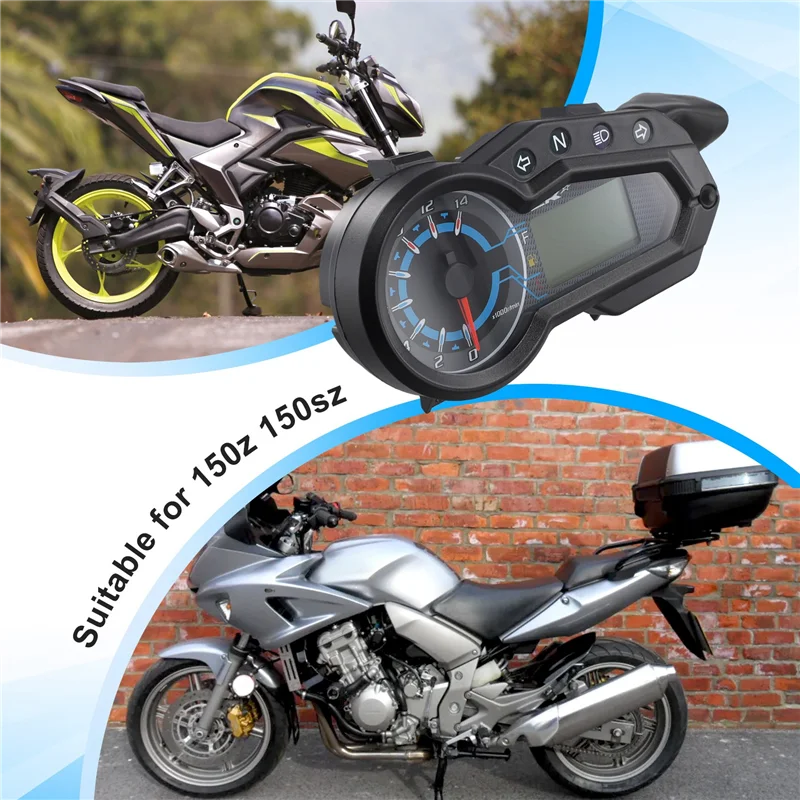 Leading-Edge-New LED Digital Motorcycle Speedometer Multifunction Waterproof Moto Gauge For Italika 150Z 150Sz