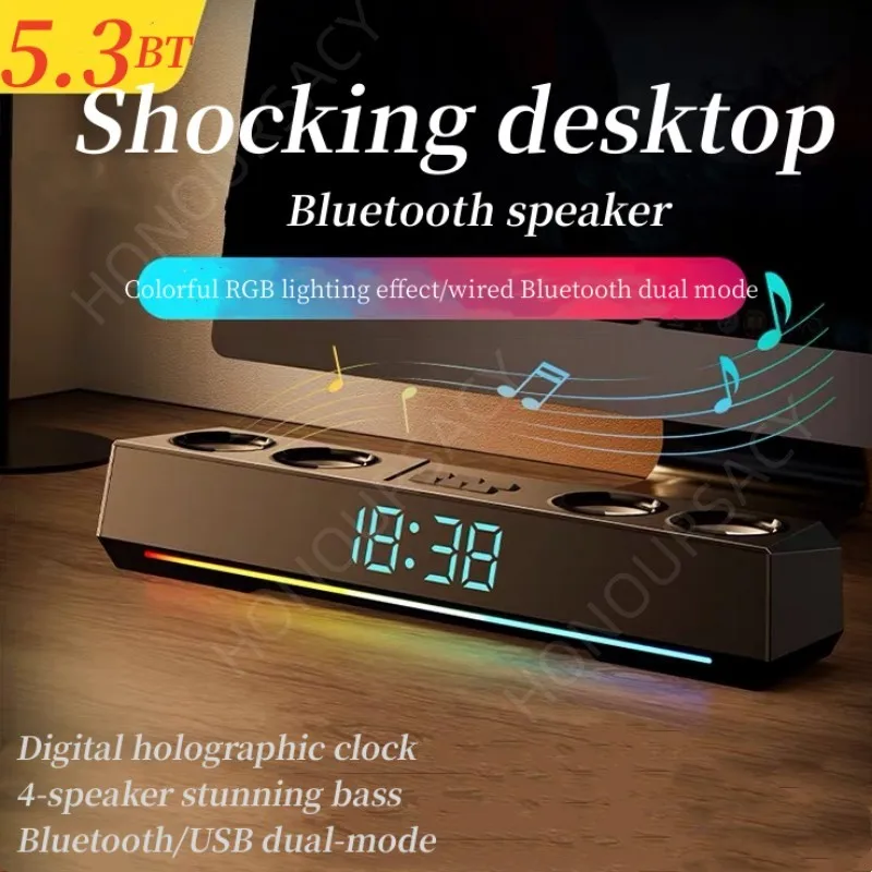 

HiFi Quality Bluetooth Speaker 360 Surround Soundbar 5.3Home Speaker Wireless Computer Speakers Stereo Subwoofer Theater Sound