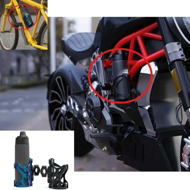 

Универсальный регулируемый модификационный держатель для напитков для мотоцикла, велосипеда, держатель для бутылки с водой, держатель для стакана для мотоцикла, аксессуары