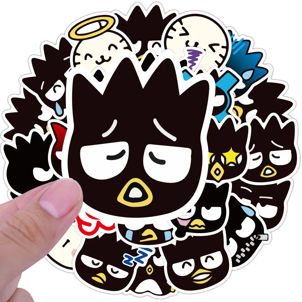 10/20/40pcs Bad Badtz Maru Graffiti Stickers Sanrio Cartoon Sticker Car Bike Diary Guitar Phone Laptop Cool Kid Decal Toys Gift