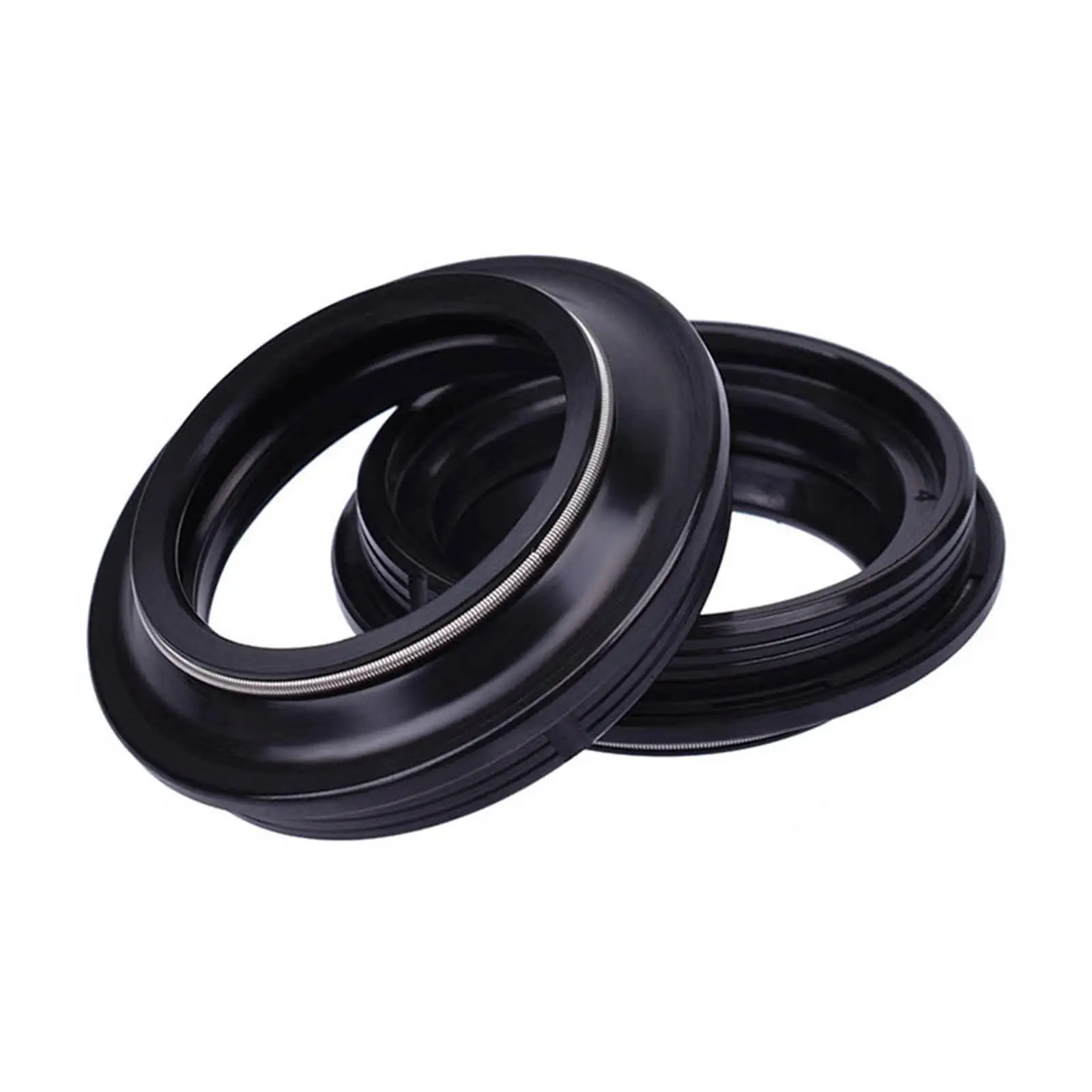 

Oil Seal Dust Proof Set Durable Rubber Double Spring Structure for Yamaha YZ80 BW200E YZFR125 Front Fork Damper