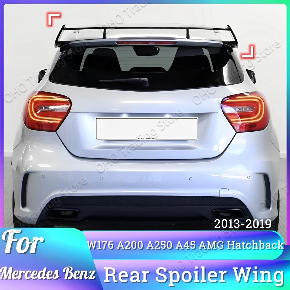 Rear Spoiler Wing Trunk Roof Lip Air Deflector For Mercedes Benz A-Class W176 A180 A200 A220 A260 A250 A45 AMG 2013-2018 Tuning