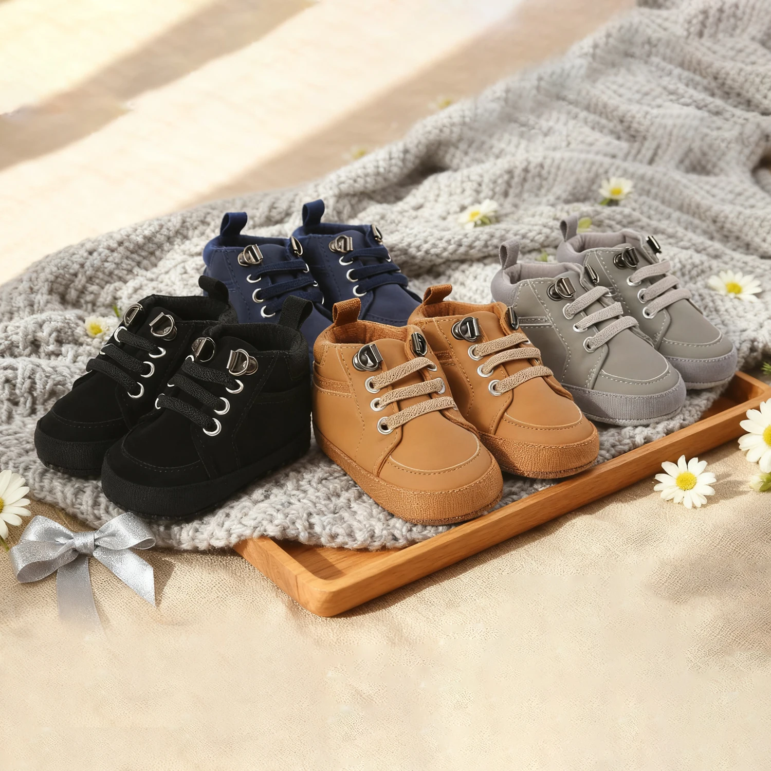 

Baby sports shoes casual and comfortable men's and women's baby shoes anti slip and soft first walking shoes