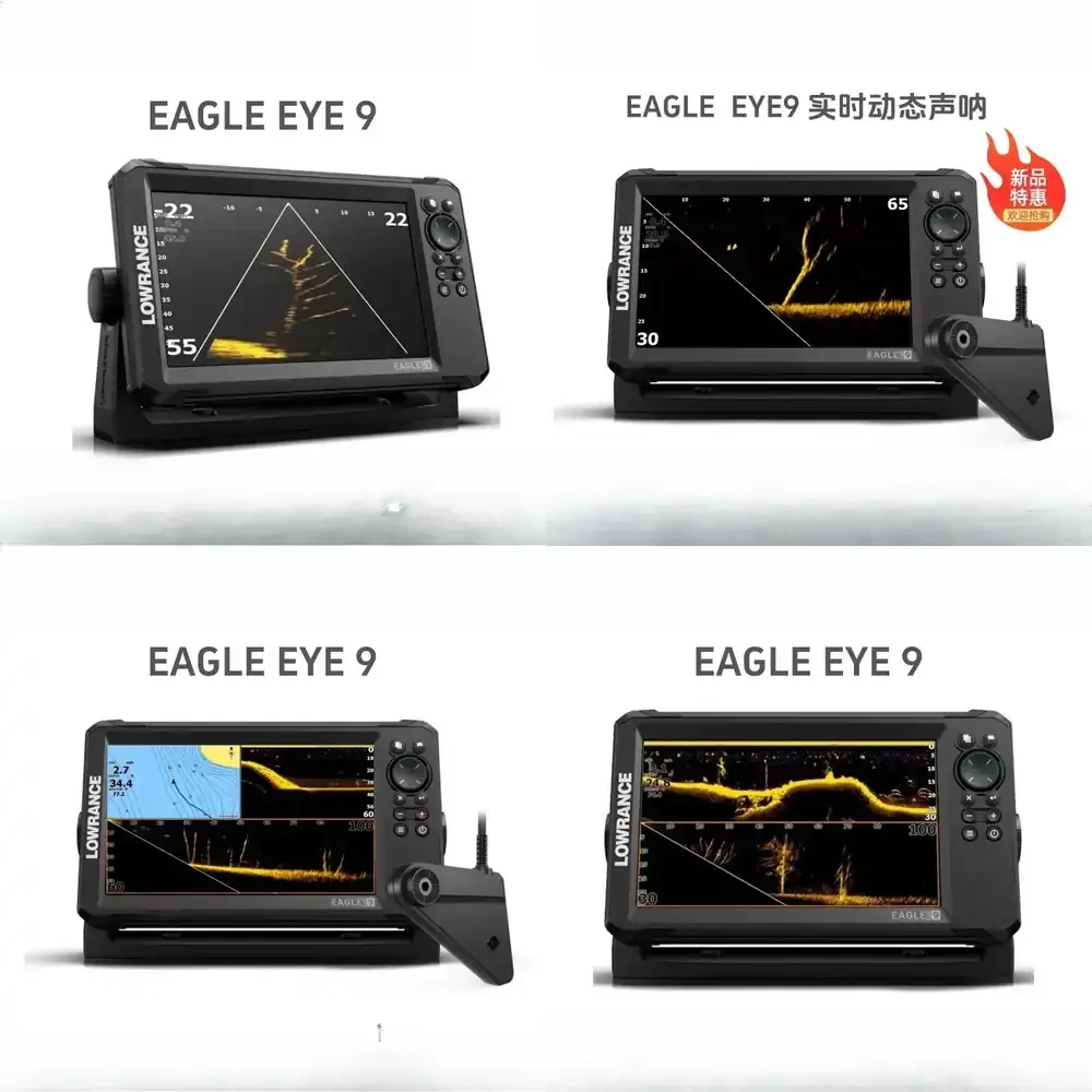 Hot Selling Lawrence EYE9 for Real-Time Dynamic Sonar for Luya Fishing Raft for Fishing Kayak Boat Dock Shore