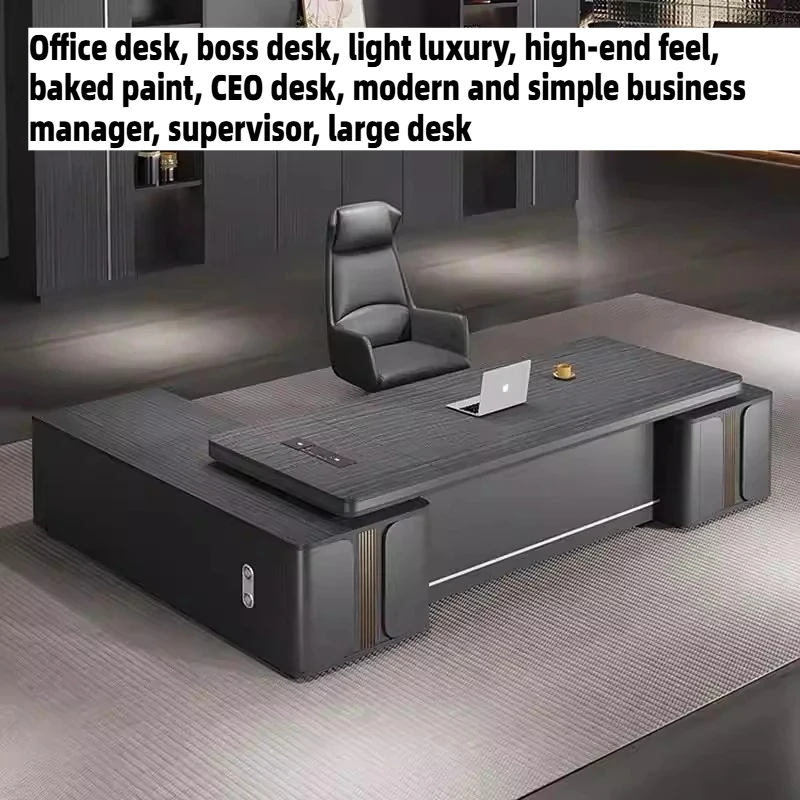 Manager Supervisor Boss Desk Computer Study Sedentary Room Offices Table Organizer L Shaped Executive Corner Study Furniture