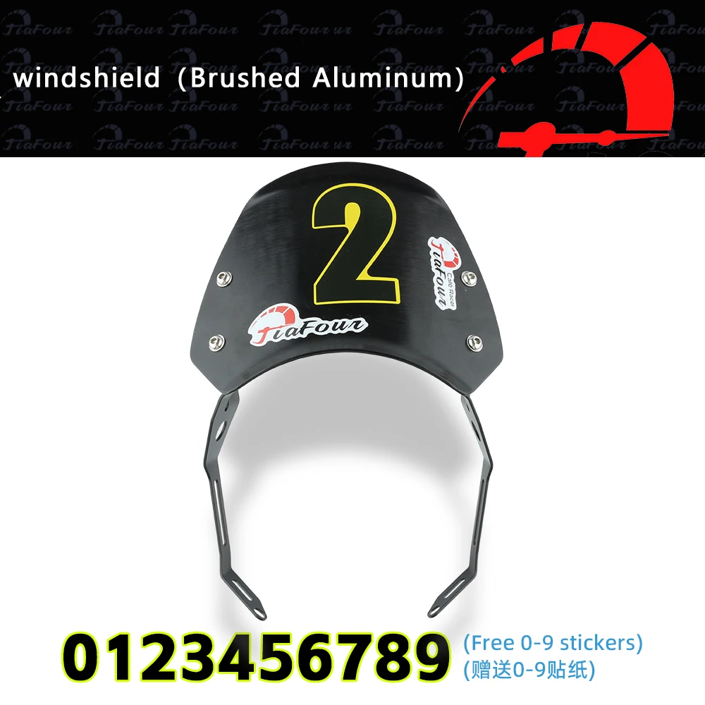

FIT For GB350S CB350RS GB 350 S CB 350 RS 2022-2025 Motorcycle Windshield Windscreen with Mounting Bracket