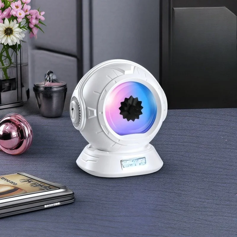 Rhythm Reactive Ferrofluid Bluetooth Speaker Pickup Ambient Lamp Desktop Ornament Bedside Audio Music Visualizer Magnetic Fluid