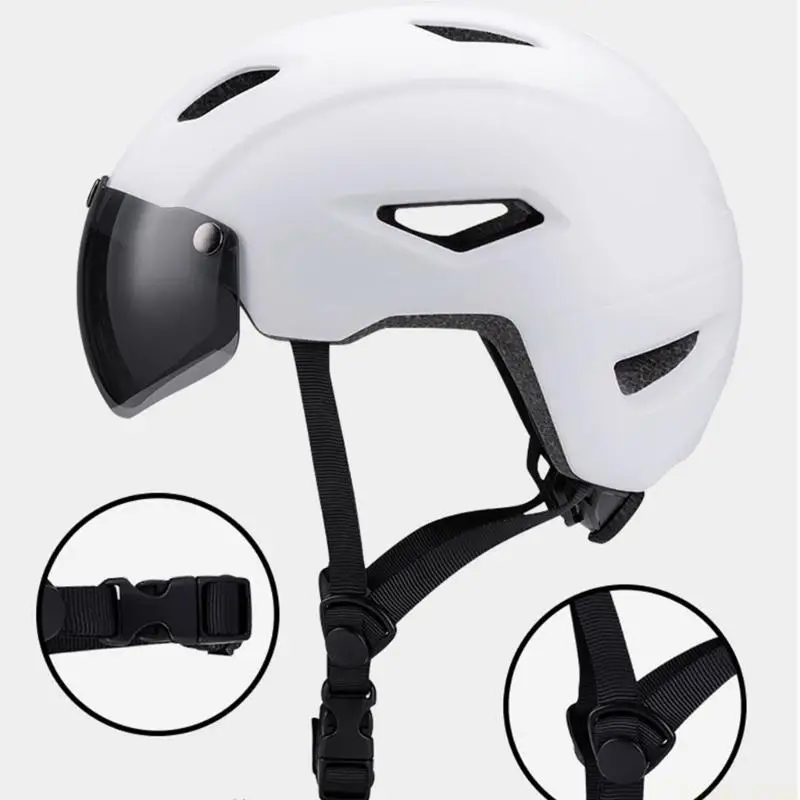 U2JB Kids Street Helmet with Bill, Open Shell Layout and Rear Size Adjuster for Cycle, Park Use and Daily Play