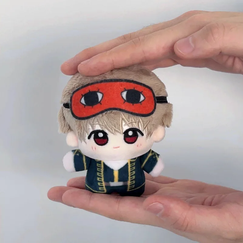 Nuevo llavero de peluche Sakata Gintoki, bonito llavero de muñeco de peluche gintama, decoración para mochila, regalo de cumpleaños y Navidad para niños
