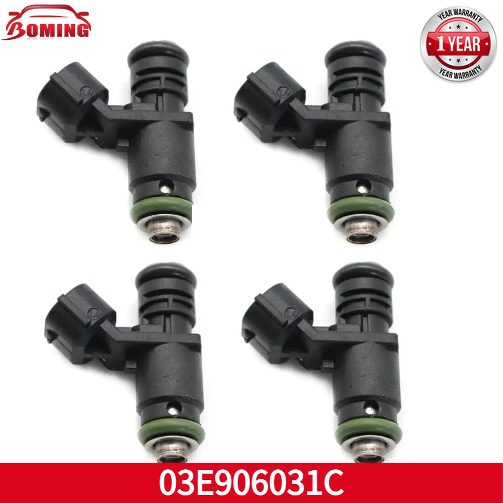 

Топливные форсунки 03E906031 (3/4 шт.) для Skoda Fabia I 6Y2 1.2, для Volkswagen Polo 6R 1.2 (с 2010 г.), 03E906031C, 03E906031A, 03E906031E
