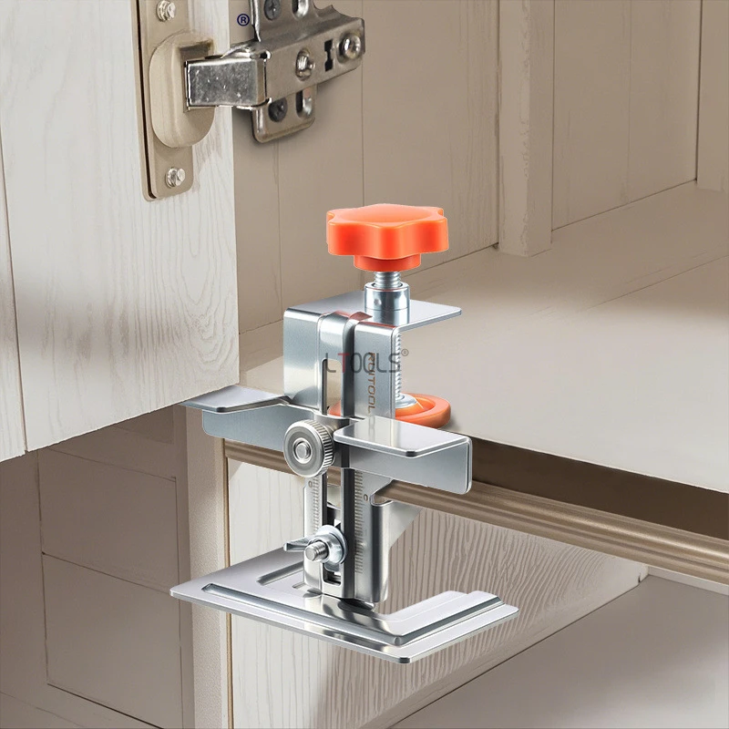

Cabinet Door Mounting Jig Quick Positioning Clamp Stainless Steel Wardrobe Installation Fixture Cabinet Mount Locator Tools