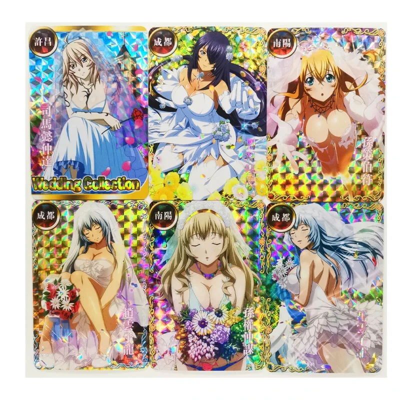 

18pcs/set Ikkitousen Wedding Dress Toys Hobbies Hobby Collectibles Game Collection Anime Cards