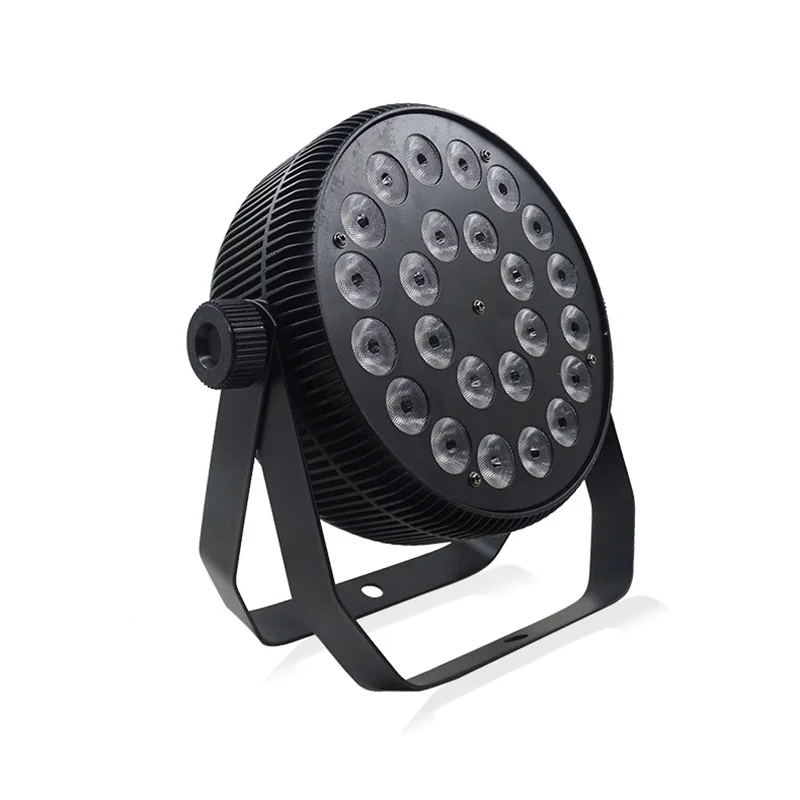 24x12W Full Color LED Flat Par light RGBW 4IN1 KTV Disco DJ Party Club Bar Wedding DMX512 LED wash effect light Stage event Show