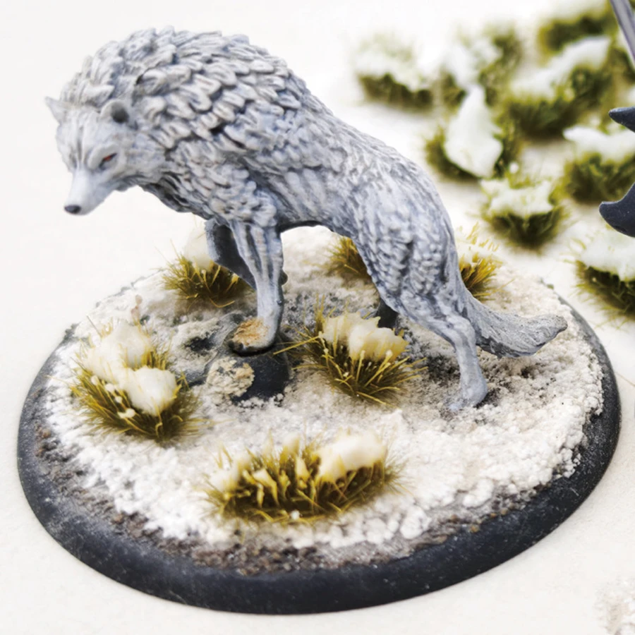 Wysokość 5-7mm Miniaturowy pęczek zimnej trawy - modelowanie DIY / układ pociągu kolejowego / sceneria wojennej / krajobraz wojskowy / zestawy dioram