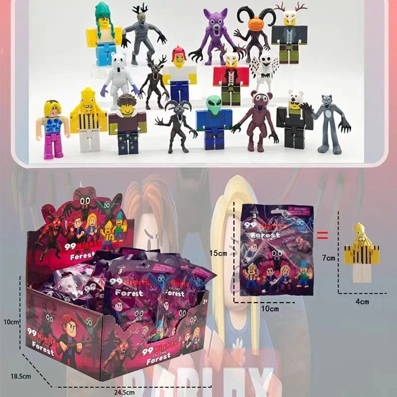 18 Roblox-Figuren und 99 Nights in The Forest Spielzeugfiguren Modelle Blindbox Virtuelle Welt Verpackung Figuren Kindergeschenke