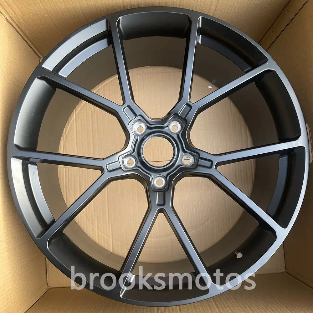 22" GT STYLE BLACK FORGED WHEELS RIMS FIT 2016+ PORSCHE PANAMERA 971 22X10 22X12