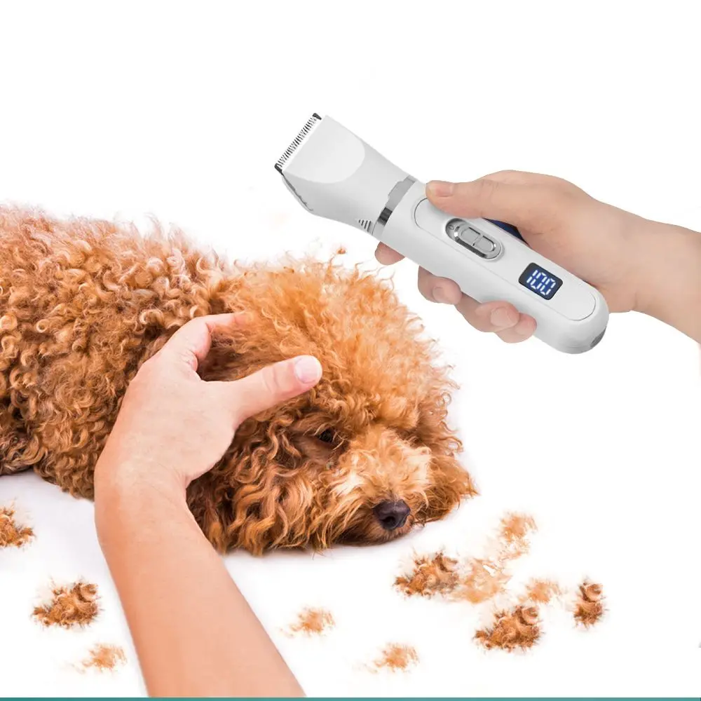 Dog Hair Clippers Grooming Electric Pet Clipper Professional Silent Hair Cutter USB Rechargeable Pet Grooming Clipper