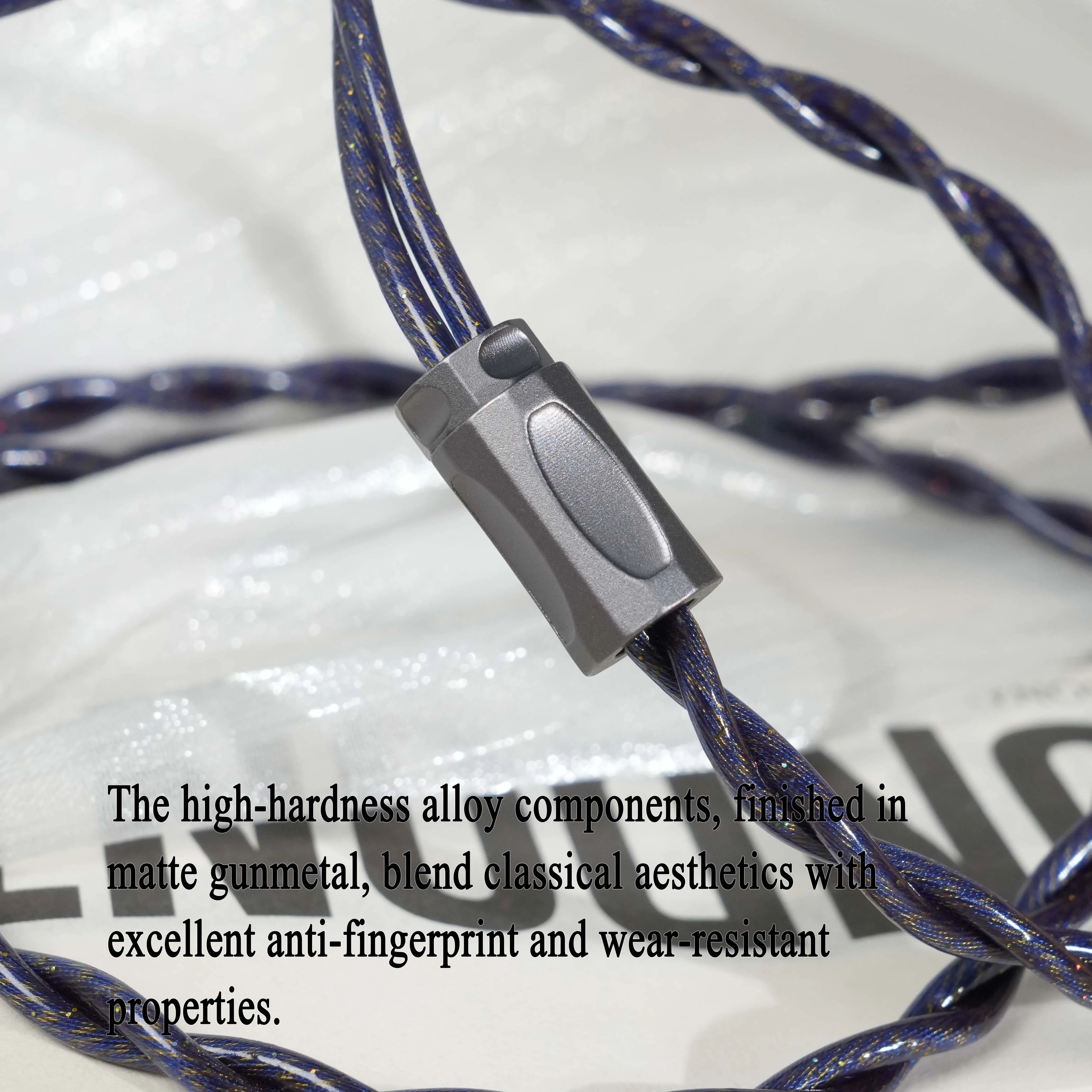TRKAPLST-06 2core HIFI In-Ear Headphone Extension Cable With 2.5/3.5/4.4/6.35mm IE900 0.78-2PIN MMCX For KZ FIIO image 4