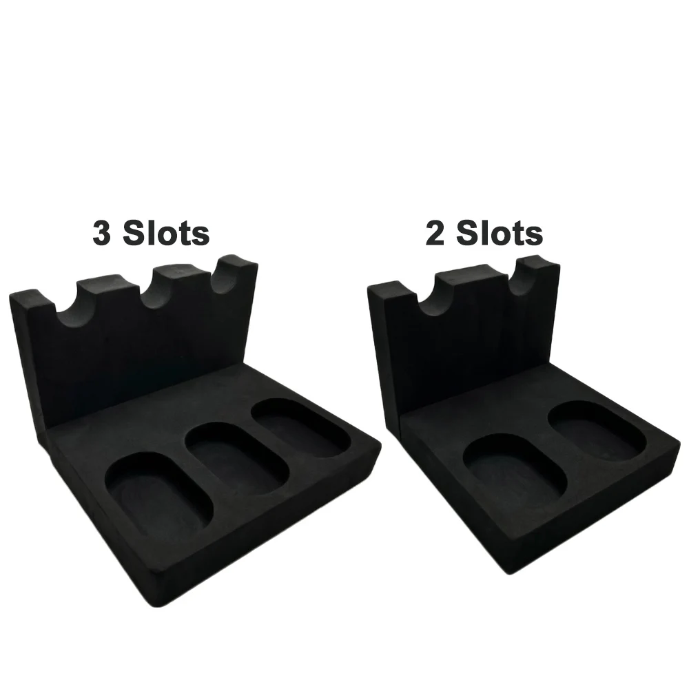 2/3 Slots Gun Rack Pistol Rack EVA Soft Foam for Gun Safe Cabinet Storage Handgun Stand Hunting Gun Accessories