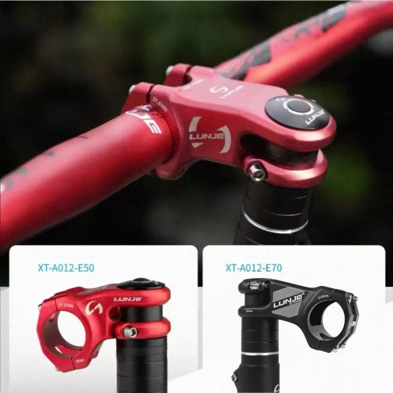 

Aluminum Alloy 31.8 Mountain Bike Stem -15 Degrees Forged Ultra-Light Stem Cycling Stem Riser Table Bicycle Accessories