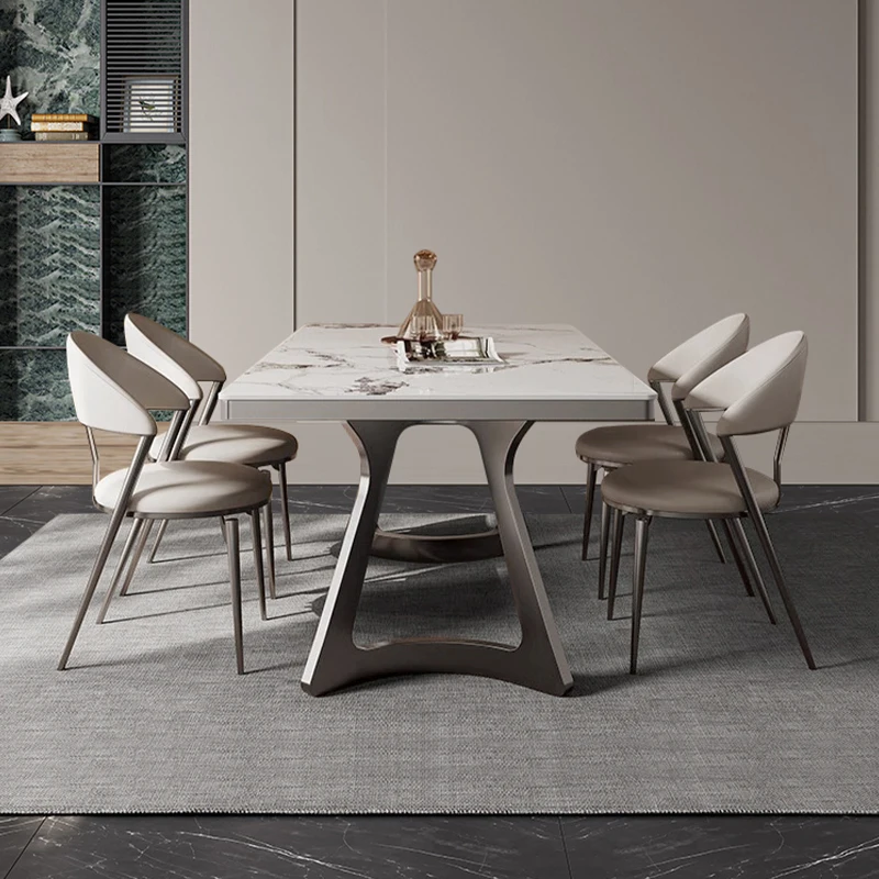 

Quality Restaurant Dining Table Light Luxury Console Lounge Service Dining Table Design Reception Muebles Living Room Furniture