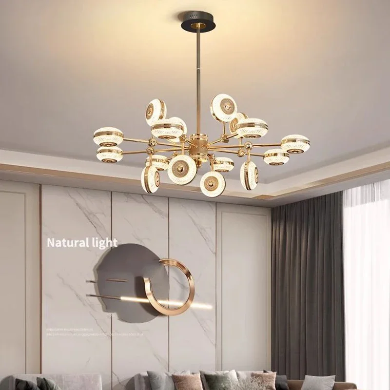 

Modern light luxury Dining room chandelier lighting Ceiling lamps hanging light led chandeliers for the living room indoor light