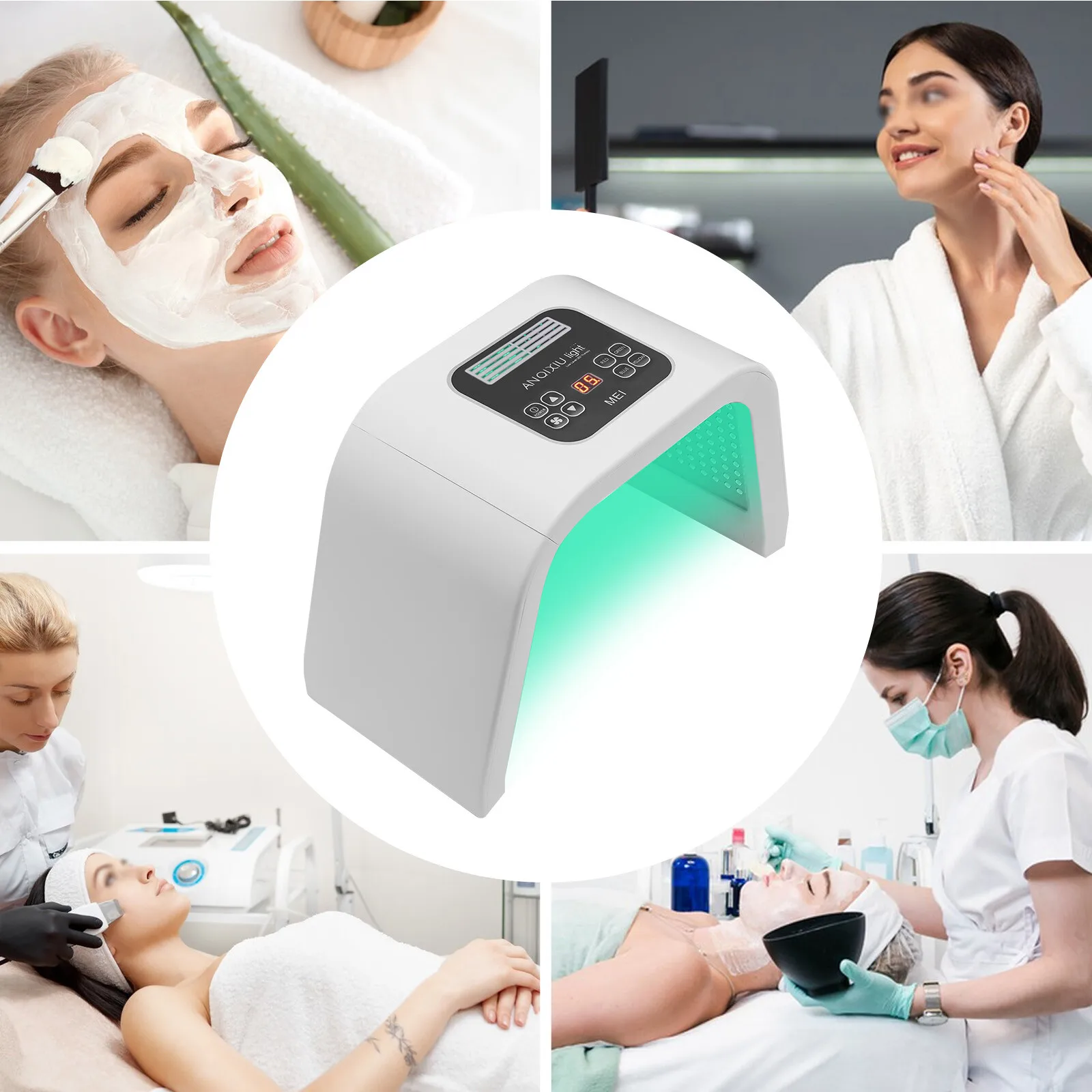 Multi Effect LED Skin Care Light Therapy Device