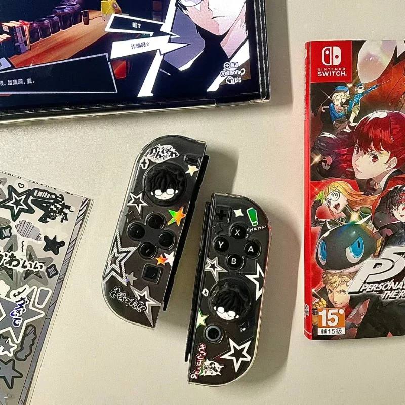 Switch handle rocker hat Persona p5 Amamiya Ren Akechi Goro mona original fan product PC Gamer Controller Peripheral Accessories