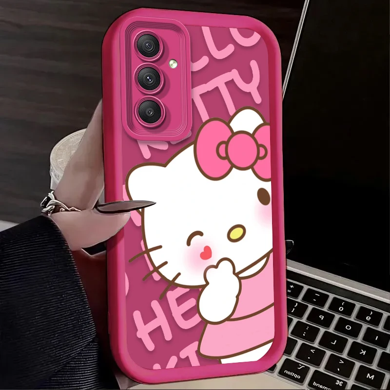 Sanrio Pink Hello Kitty Case for Samsung Galaxy A54 A05 A05S A34 A24 A14 A53 A33 A23 A13 A52 A52S A32 A22 A12 A71 A51 A31 A50 view 4