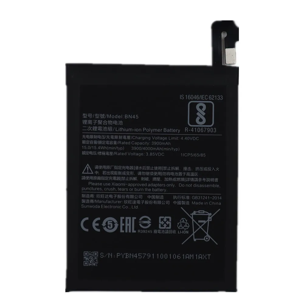 2024 Years Xiao Mi BN45 Original Battery For Xiaomi Redmi Note 5 Note5 Mobile Phone Battery Batteries Fast Shipping + Tools