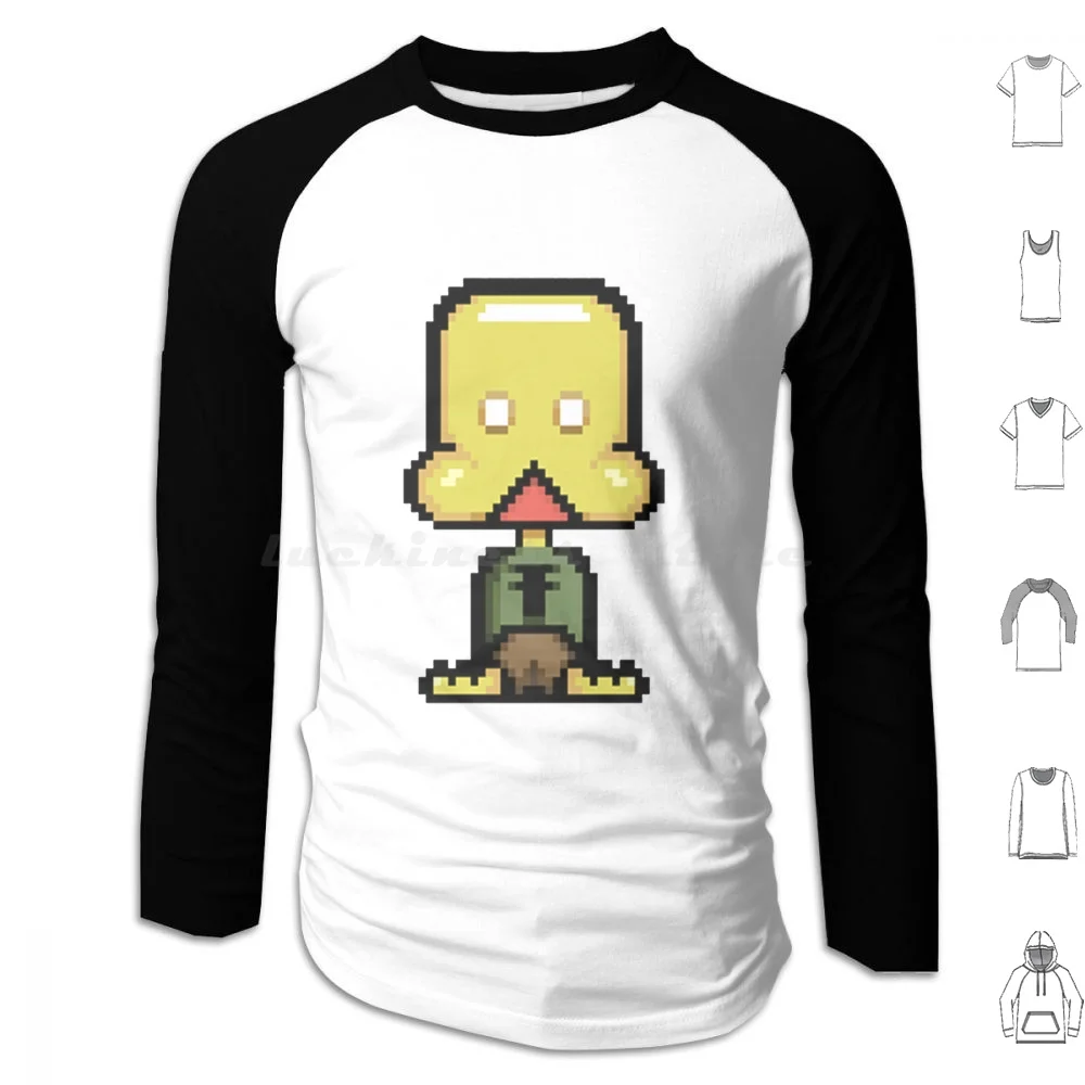 Petscop Green Man (Paul) Sudadera con capucha de algodón de manga larga Petscop Pet Scop Petshop Paul Creepypasta Creepy Horror