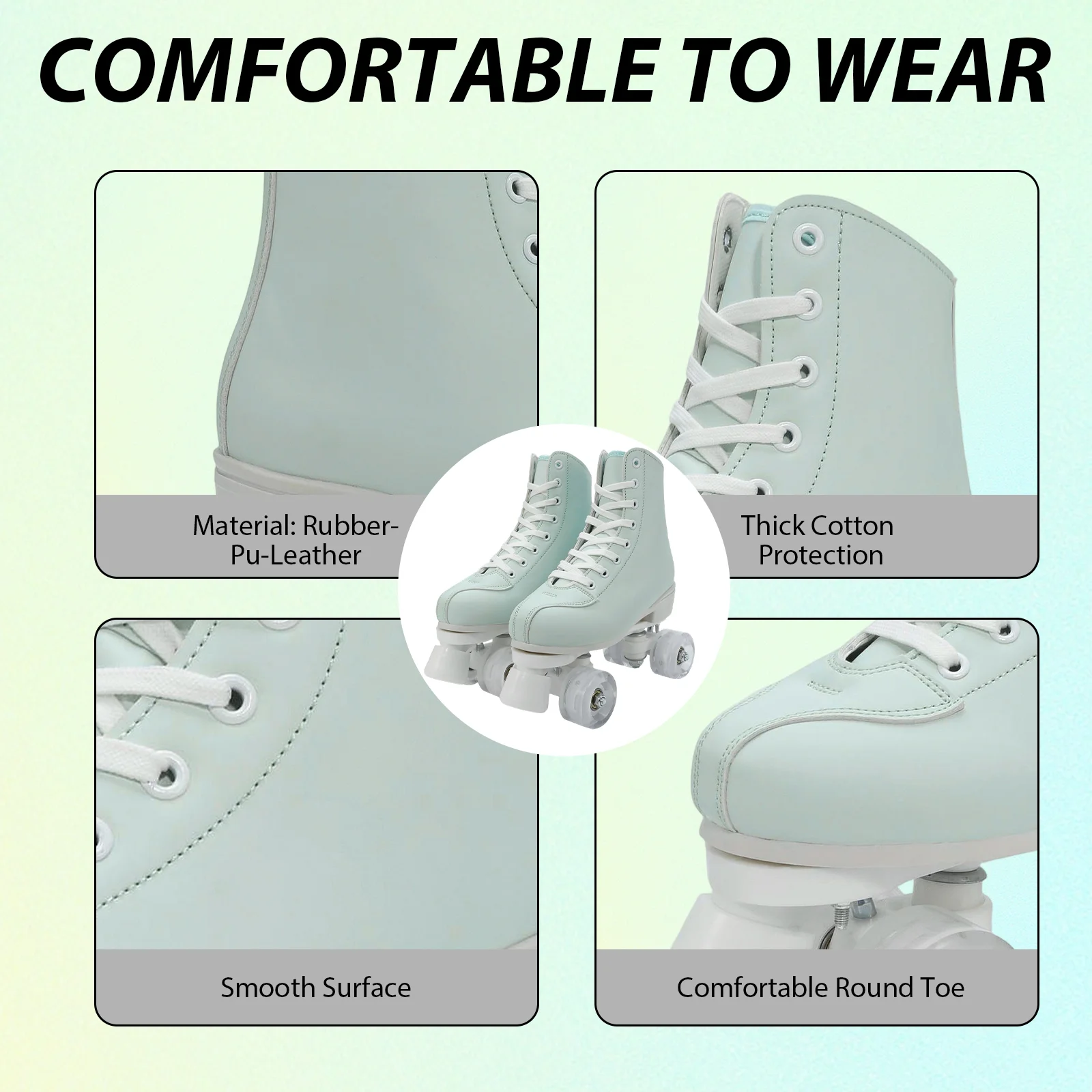 وامض صف مزدوج زلاجات دوارة للنساء الرجال التزلج في الهواء الطلق المبتدئين الاطفال 4 عجلات أحذية تزلج بنين بنات رباعية أحذية رياضية هدية