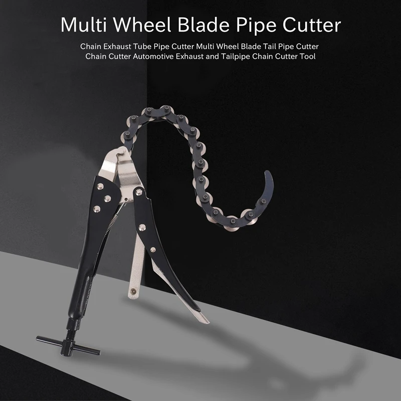 

Chain Exhaust Tube Pipe Cutter Multi Wheel Blade Tail Pipe Cutter Chain Cutter Automotive Exhaust And Tailpipe Chain Cutter Tool