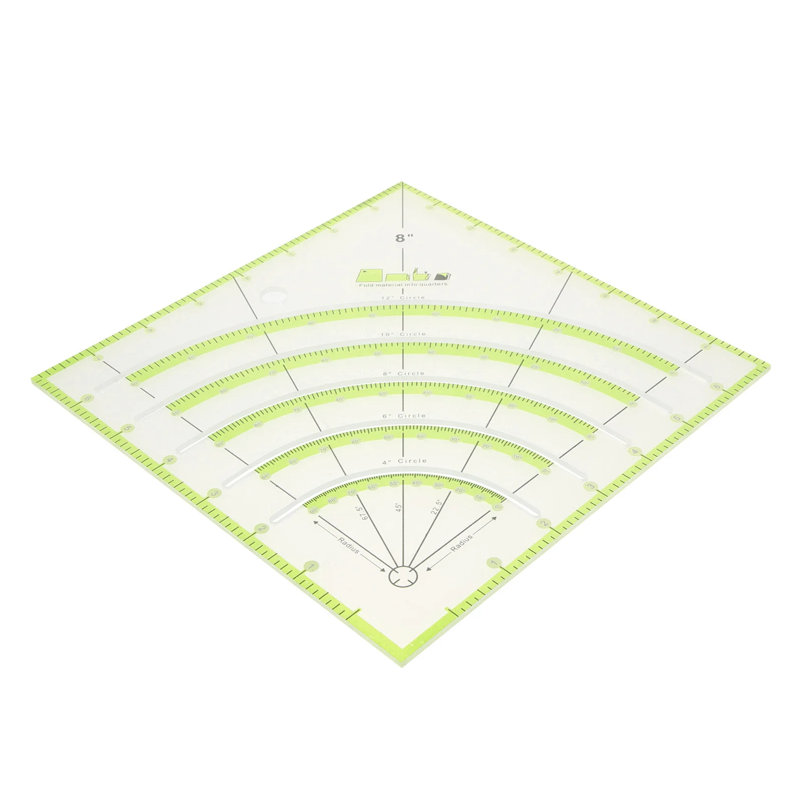 

Acrylic Quilting Ruler Durable Clear Templates for Sewing Crafts Patchwork DIY Handwork Patchwork Ruler Acrylic Quilting Tools