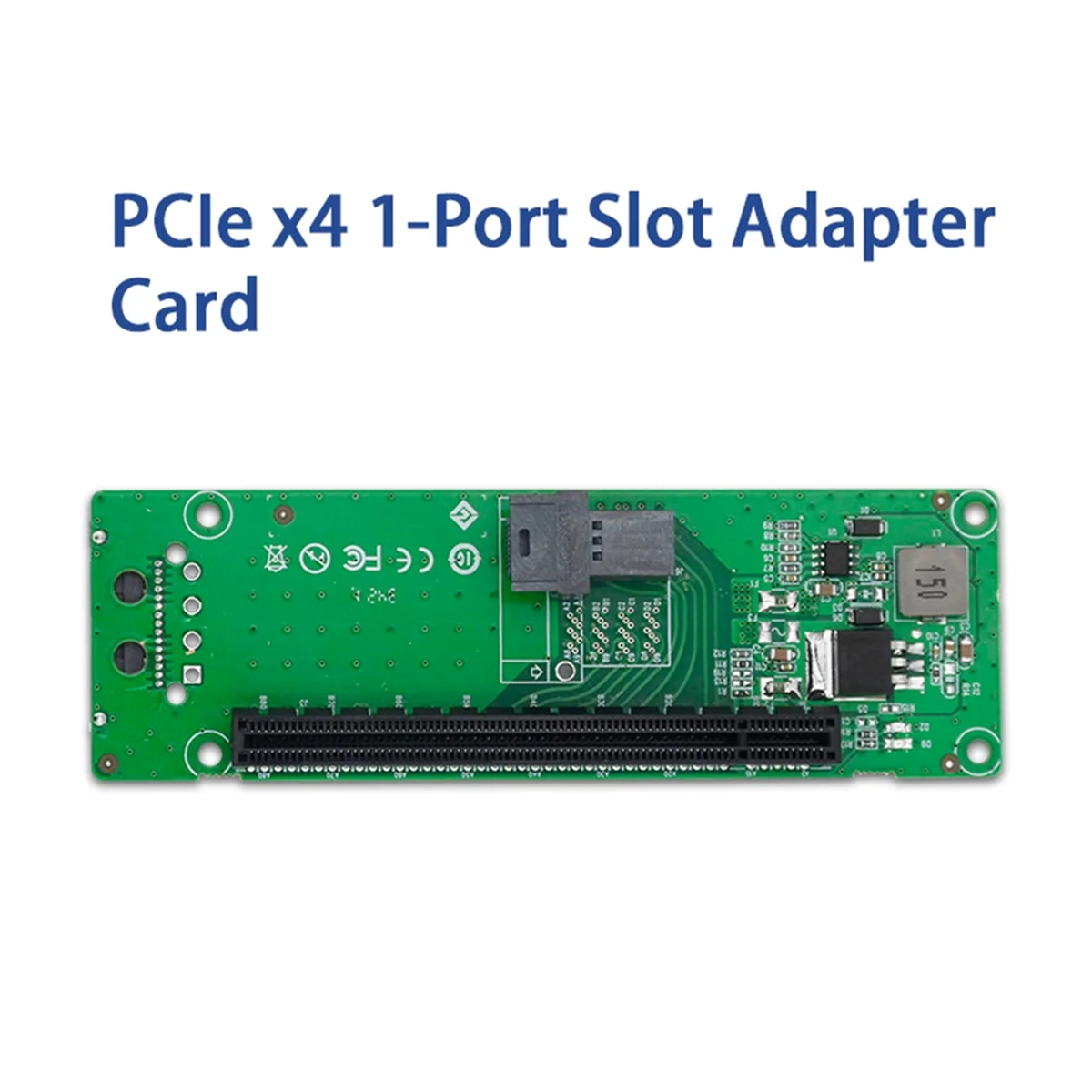 SFF-8643 1พอร์ตไปยังอะแดปเตอร์สล็อต X16 PCIe