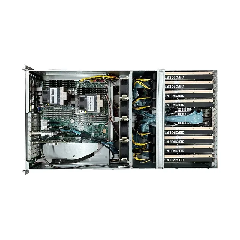 48 Core 96 Thread Eight Card 4090 24G Graphics GPU Rack AI Server
