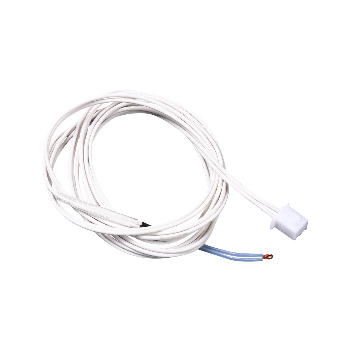 3Pcs Ntc 3950 100k Thermistor White High Temperature Cord 1 Meter Wiring Xh2.54-2p Terminal for 3D Printer Heatbed Hot End