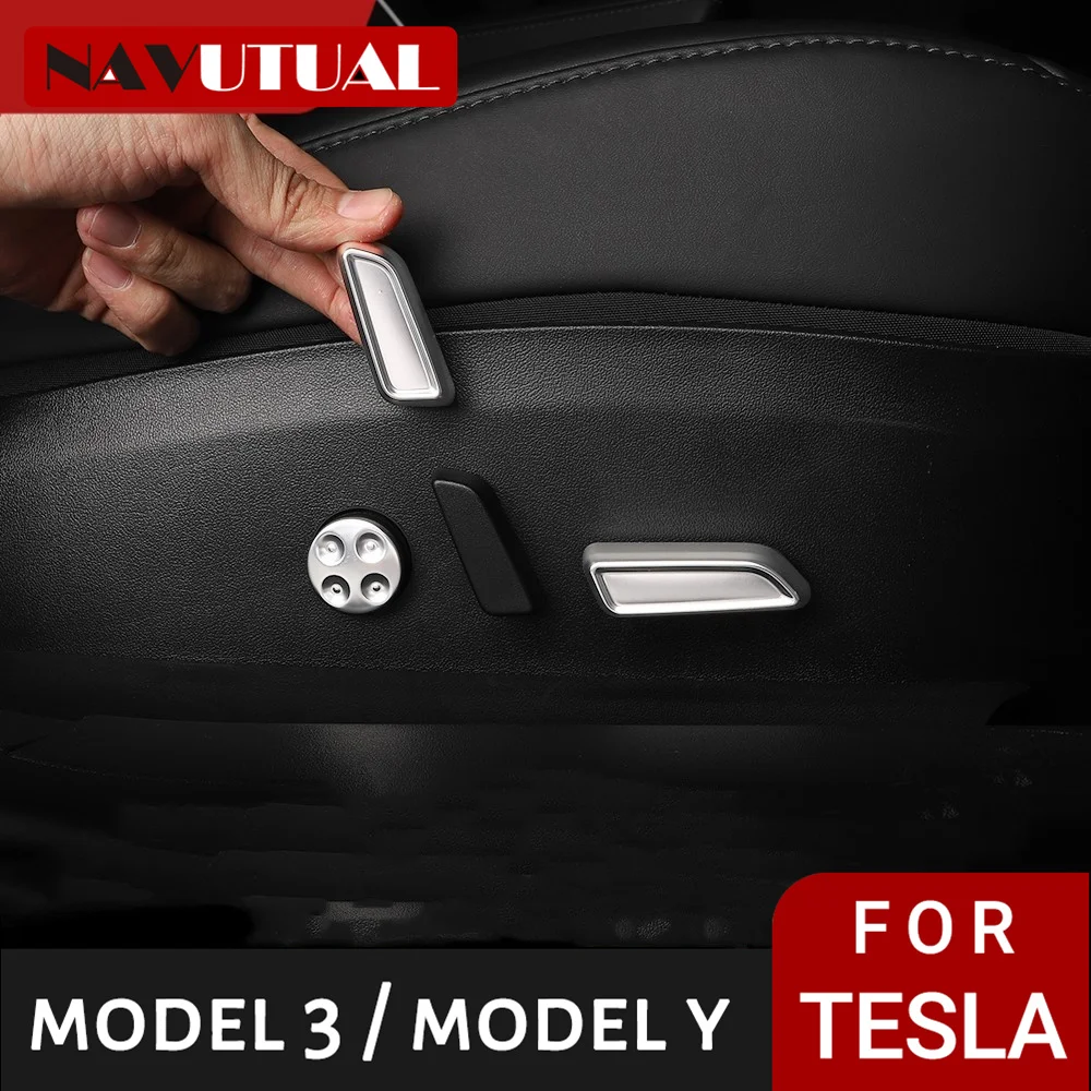 Seat Adjustment Botton Trim For Tesla Model 3 Accessories/Car Accessories Tesla Model Y Model 3 Tesla Three Tesla Model 3 Model3