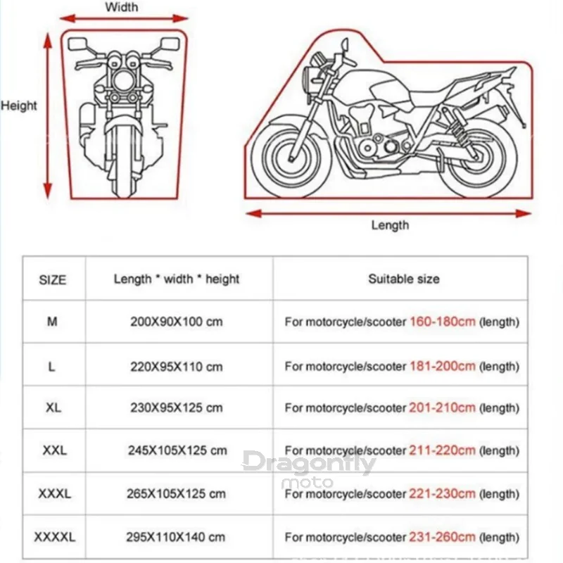 Dragonfly Motorcycle Waterproof Cover For KTM 390 790 1050 1090 1190 890 ADVENTURE ADV 1290 Super Adventure All Season Dustproof