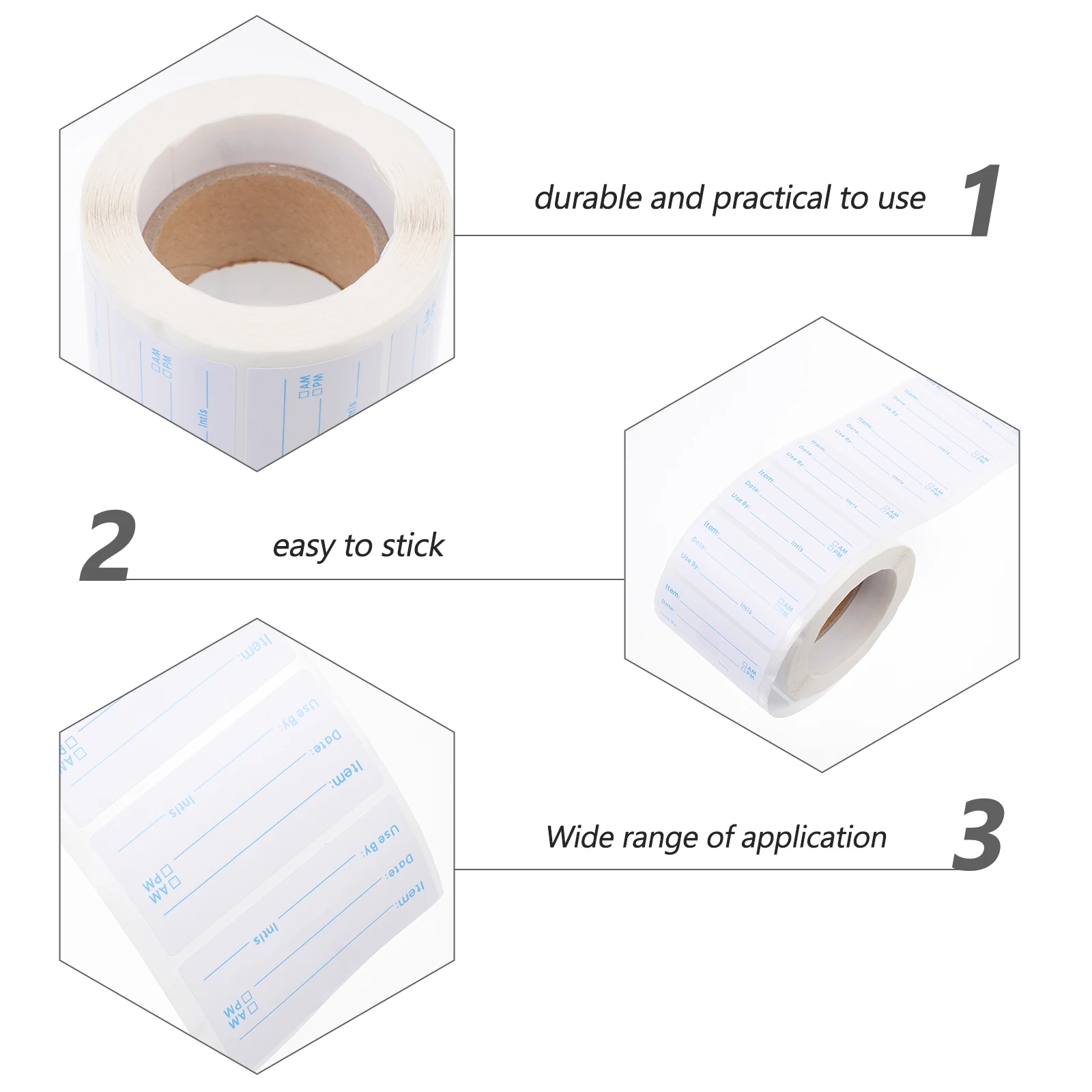 

Rotate Label Sticker Labels Food Container Stickers Self Adhesive Freezer Self-adhesive Storage Paper Removable