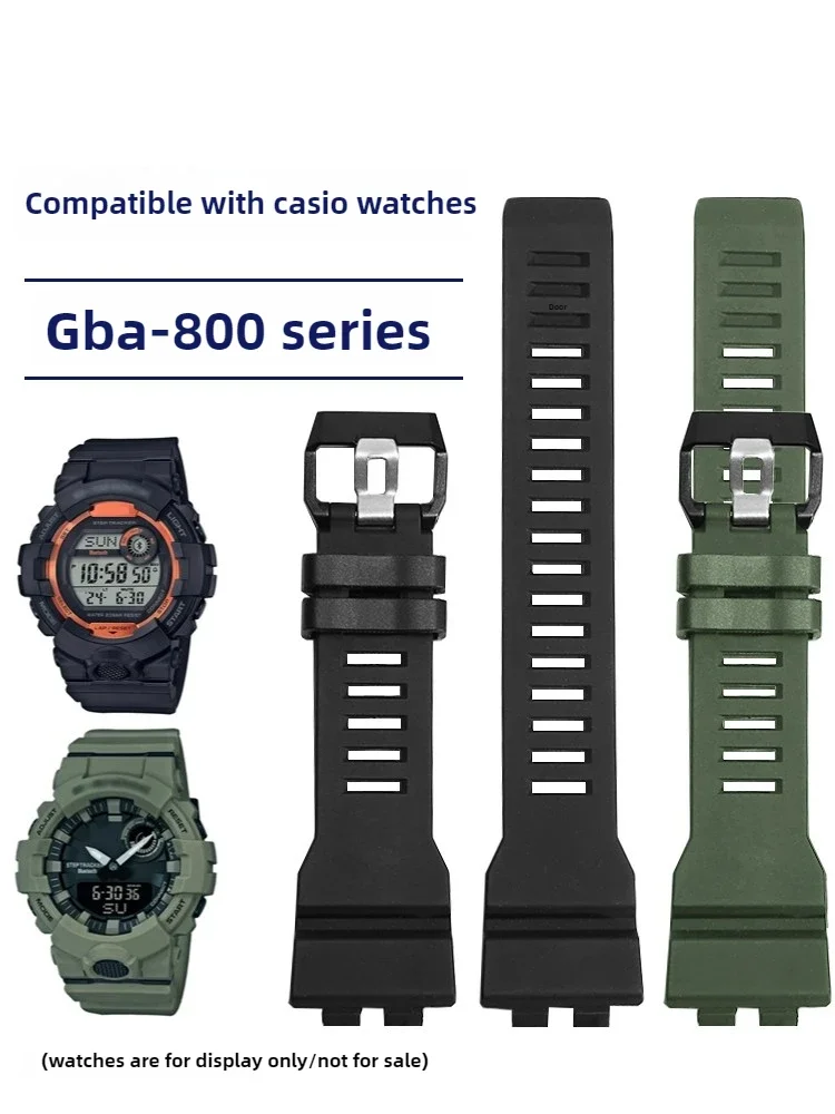 

Силиконовый ремешок для часов из смолы для Casio серии G-SHOCK GBA-800 GBD-800 GMA-B800