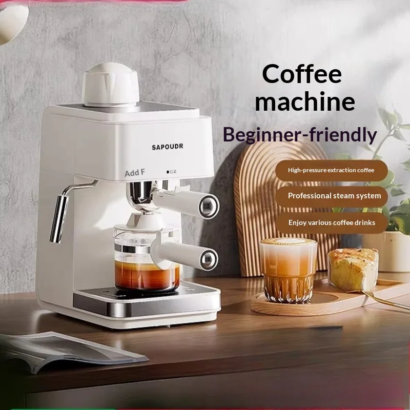 Automatic Espresso Coffee Machine Home Kitchen 20 Bar Milk Frother Cappuccino Maker Single Serve Coffee Machine Proffesional
