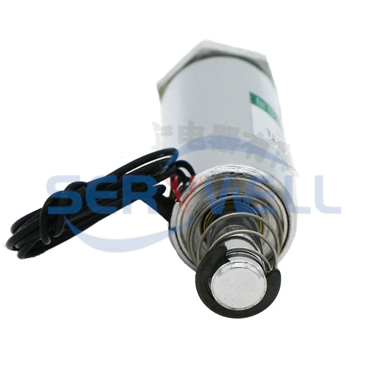 DC tube type solenoid coil column push-pull electromagnet XRN-19X42TL Stroke 10mm Power 18W Suction 100g Retention 1KG