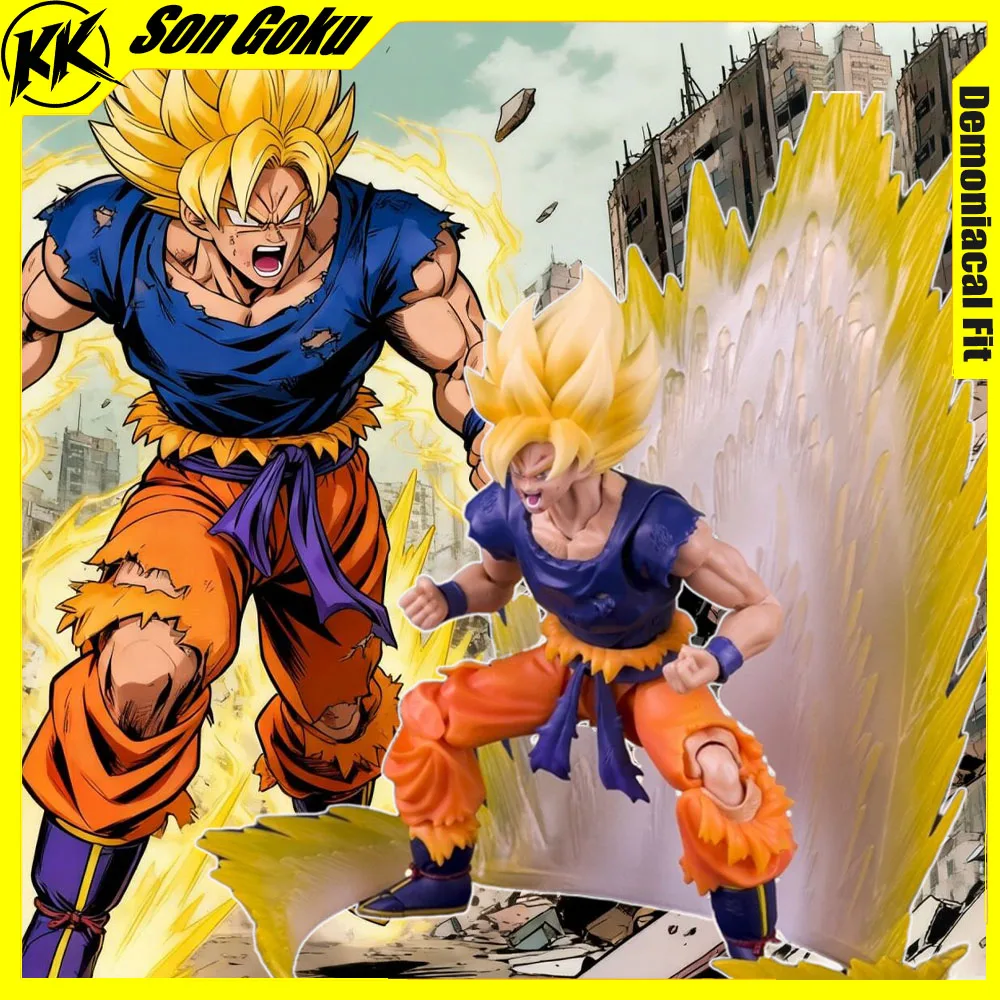 

Demoniacal Fit Fury Awakening Son Goku Фигурка Dragon Ball Z Super Saiyan Аниме Фигурка SHF Коллекционные Статуя Подарки Игрушки