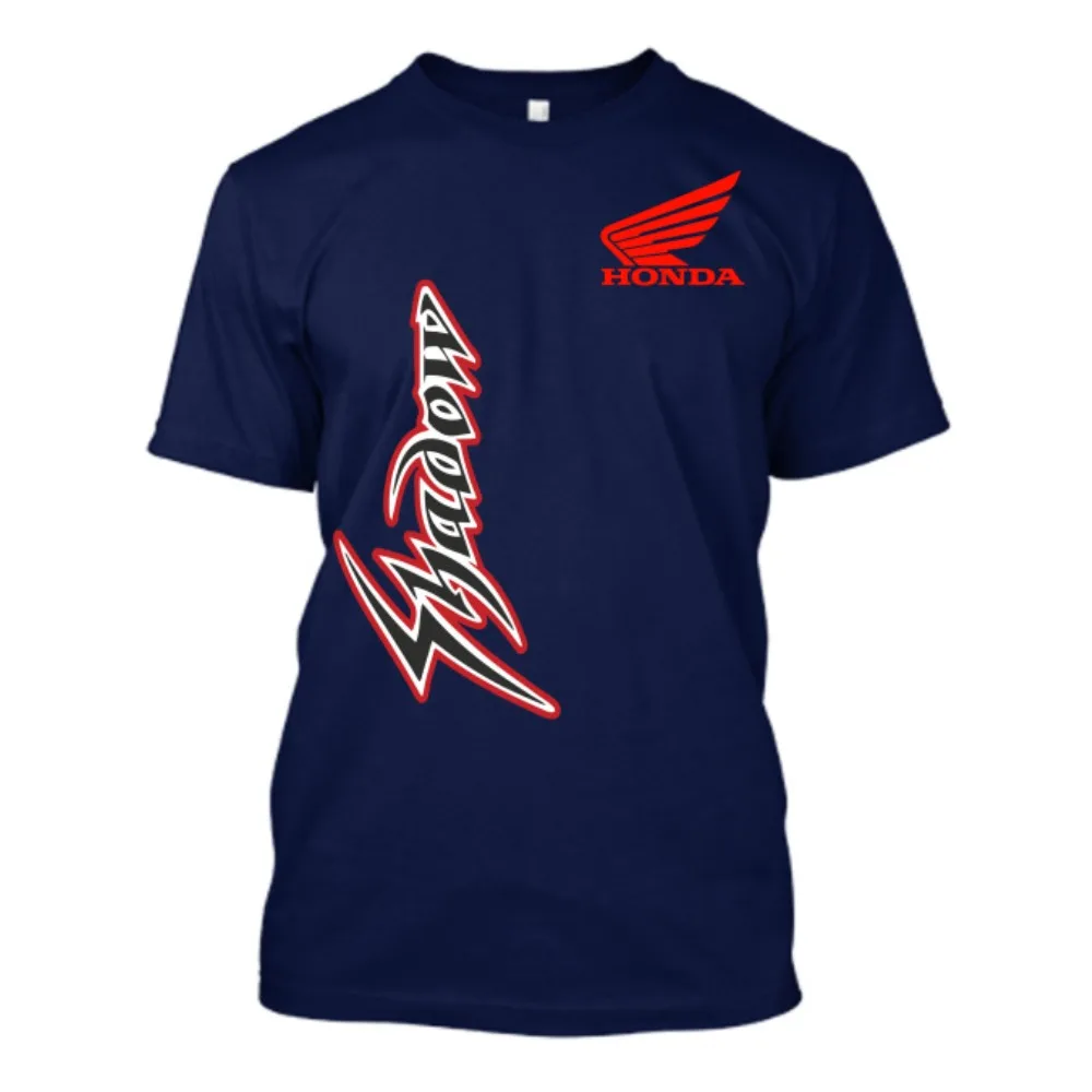 

Новая модная футболка Honda 2026 для мужчин и женщин, трендовая брендовая футболка Honda Shadow, летняя футболка для мотоциклетных гонок по бездорожью, весенний гоночный топ