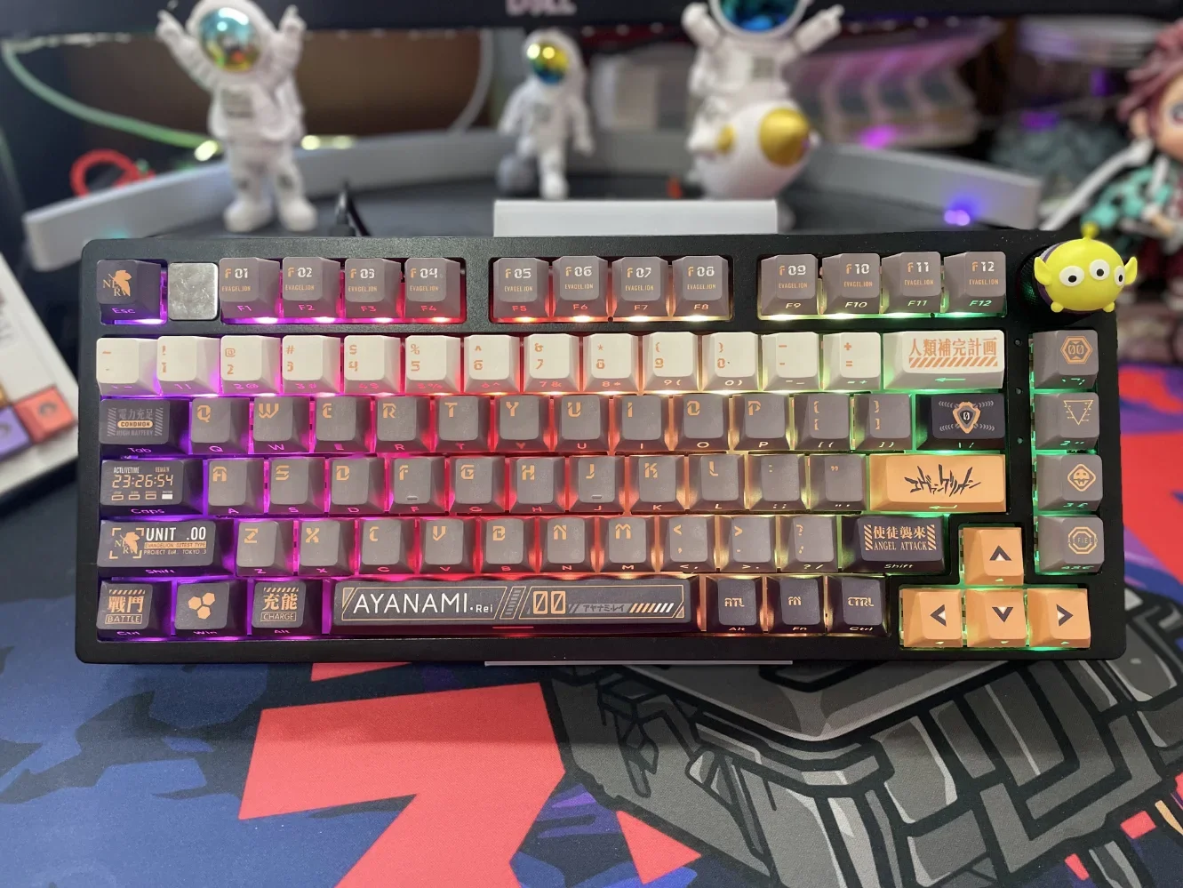 EVA Ayanami Rei Keycaps 108 Key Caps for Mechanical Keyboard xda