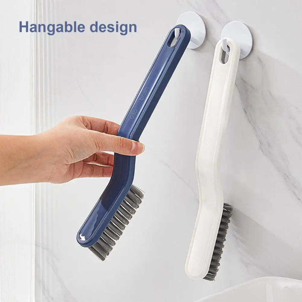 Bathroom Cleaning Brush Convenient Groove Cleaning Brush Easy to Use Clean  Practical Scrubbing Brush Dust Remover with Clip