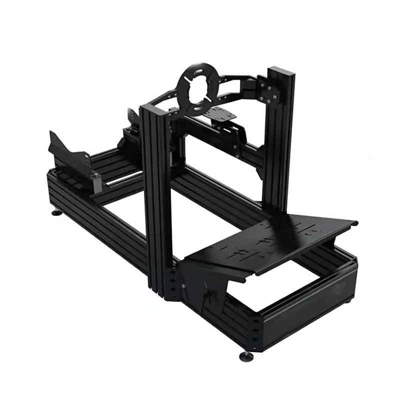 Hot Sale Langle Game Driving Simulator CockpitAluminum Game Simulation Seat Simple And Cheap Price 4040 4080 Sim Racing Cockpit